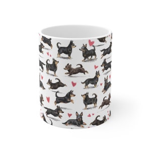 Lancashire Heeler Ceramic  Mug | 11oz 0.33l | Ormskirk Terrier Dog  | Dishwasher & Microwave Safe