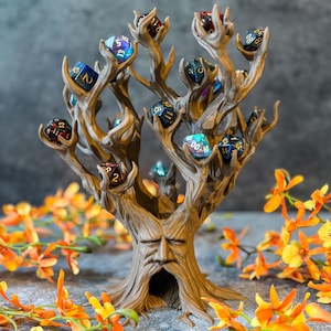 Treant Dice Tower/Holder voor Dungeons & Dragons | Enchanted Forest Dice Roller, Druid Tree Dice Display | Fantasy RPG Accessoire | DnD Gift