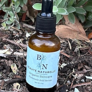 Organic Hyaluronic Acid Serum - Clean Anti-Wrinkle Serum - Natural Moisturizing Anti-Aging Serum - Amino Acid Serum