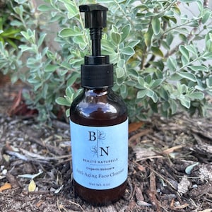 Organic Anti-Aging Face Cleanser - Vegan Face Cleanser - Natural Face Cleanser