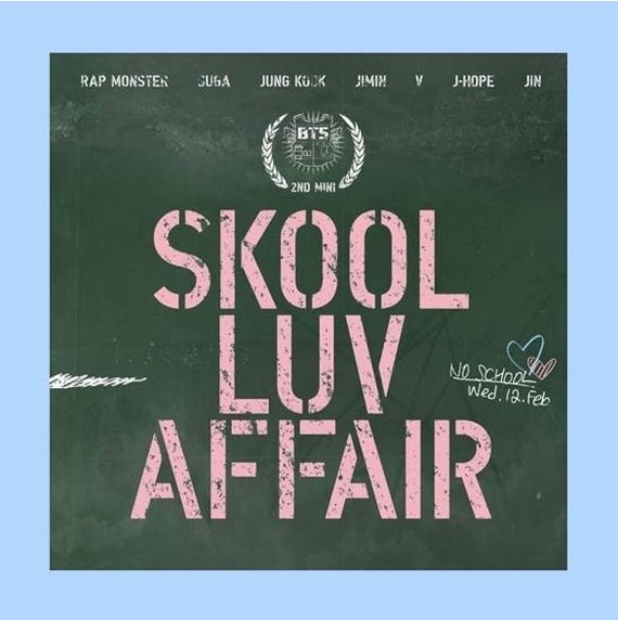 BTS 2nd Mini Album 'skool Luv Affair' - Etsy