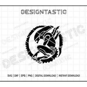 Xenomorph Svg, Alien Svg, Predator Svg, Facehugger Svg, Nostromo Svg, Perfect for Sci-Fi Fans, Cricut cut file