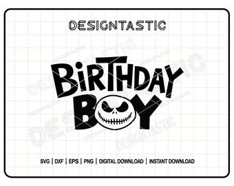 Birthday Boy Svg, Jack PNG, Magical Birthday cut file, Cartoon Svg, Birthday Design, Perfect for Cricut & Silhouette