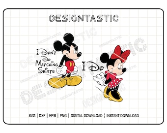 Cute Mouse, I don't do matching shirts Svg, I do Svg, images png digital file sublimation print Waterslide t-shirt design