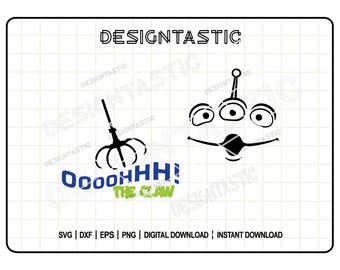 Oh The Claw Svg | Toy Story Svg | Pizza Planet Svg | Alien Svg | Toy Story Svg | Funny Quote Svg | Cut Files For Cricut | Sihouette