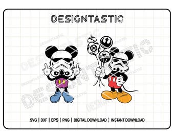 スター、ウォーズ、ストームトルーパー、ミッキー、マウス、頭