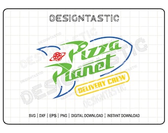 Pizza Planet SVG, Delivery Crew, Delivery Service SVG, Toy Story SVG, Pixar Pizza Planet, Rocket Png, Cut Files For Cricut Silhouette