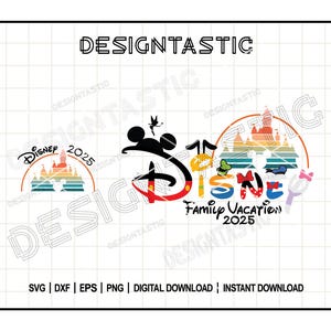 Family Trip 2025 Png Svg Bundle, Family Vacation 2025 Svg, Family Vacation, Friend Squad Svg, Vacay Mode Png, Magical Kingdom 2025 Svg Png