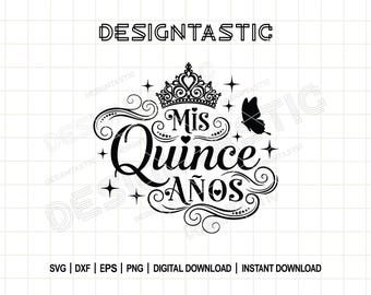 Mis Quince Años svg png, Latina svg, Spanska citat svg, Mis xv años svg, Kaffemugg svg png, Sublimeringsdesign födelsedag, Latina skjortor svg