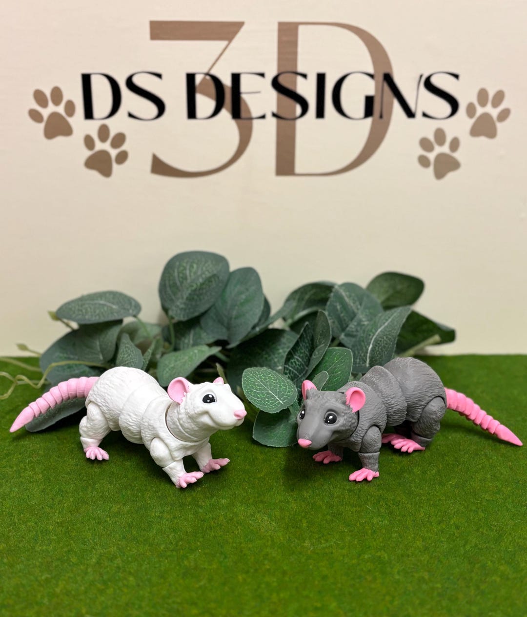 Realistic Rabbit Rat 3D Printed Articulated Rat: Realistic Pet Flexi Toy - Etsy UK