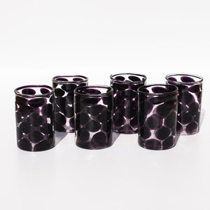 Verres à shot en verre de Murano. Ensemble de 6 pièces