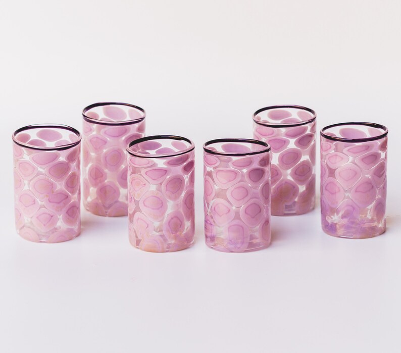 Murano Glass Shot Glasses. Set of 6 Pieces Etsy