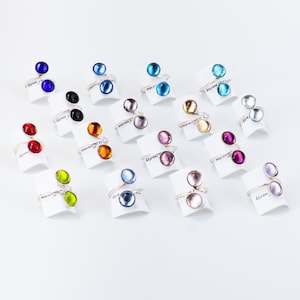 Anello in vetro di Murano