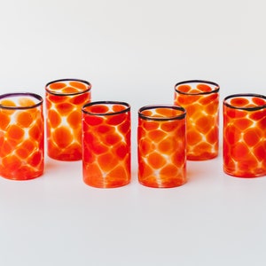 Murano glass shot glasses. Set of 6 pieces image 1