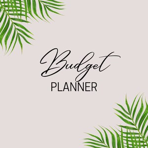 Budget Planner - Etsy