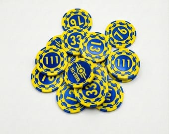 Vault 21 Poker Chips (set of 4) – 3D Printed Fallout Decor - Etsy