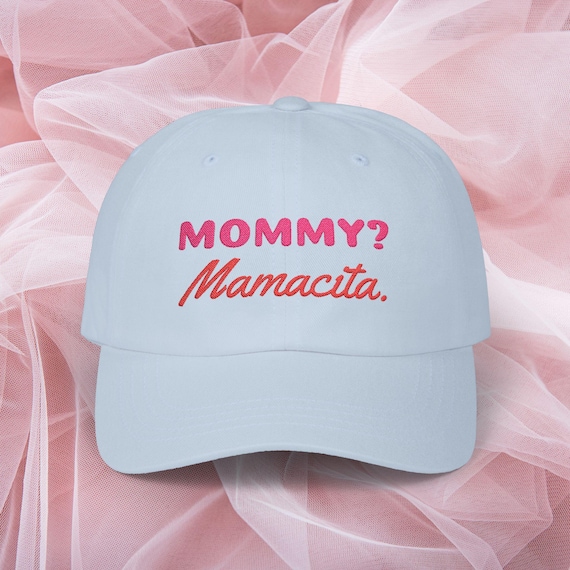 Mama Embroidered 100% Brushed Cotton Twill Cap – Low Profile, Unstructured, Adjustable (Stone Color)