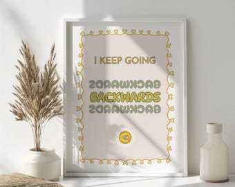 Backrücks Jonas Brothers Wand Kunst Druck | I Keep Going Backars Poster | Jonas druckbare digitaler Download