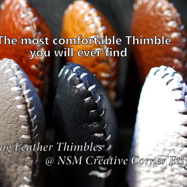 Leather Thimble - Etsy