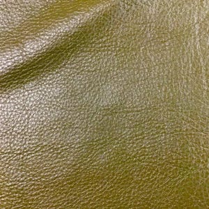 Leather Thimble- ORIGINAL Amazing Handmade Leather Sewing Thimble© (single) Med. weight for sewing, crafting, needle art finger protection. Olive Green