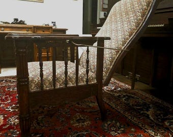 Antique 1910 Morris Chair - Original Upholstery/ Adjustable Recline | Arts & Crafts Masterpiece