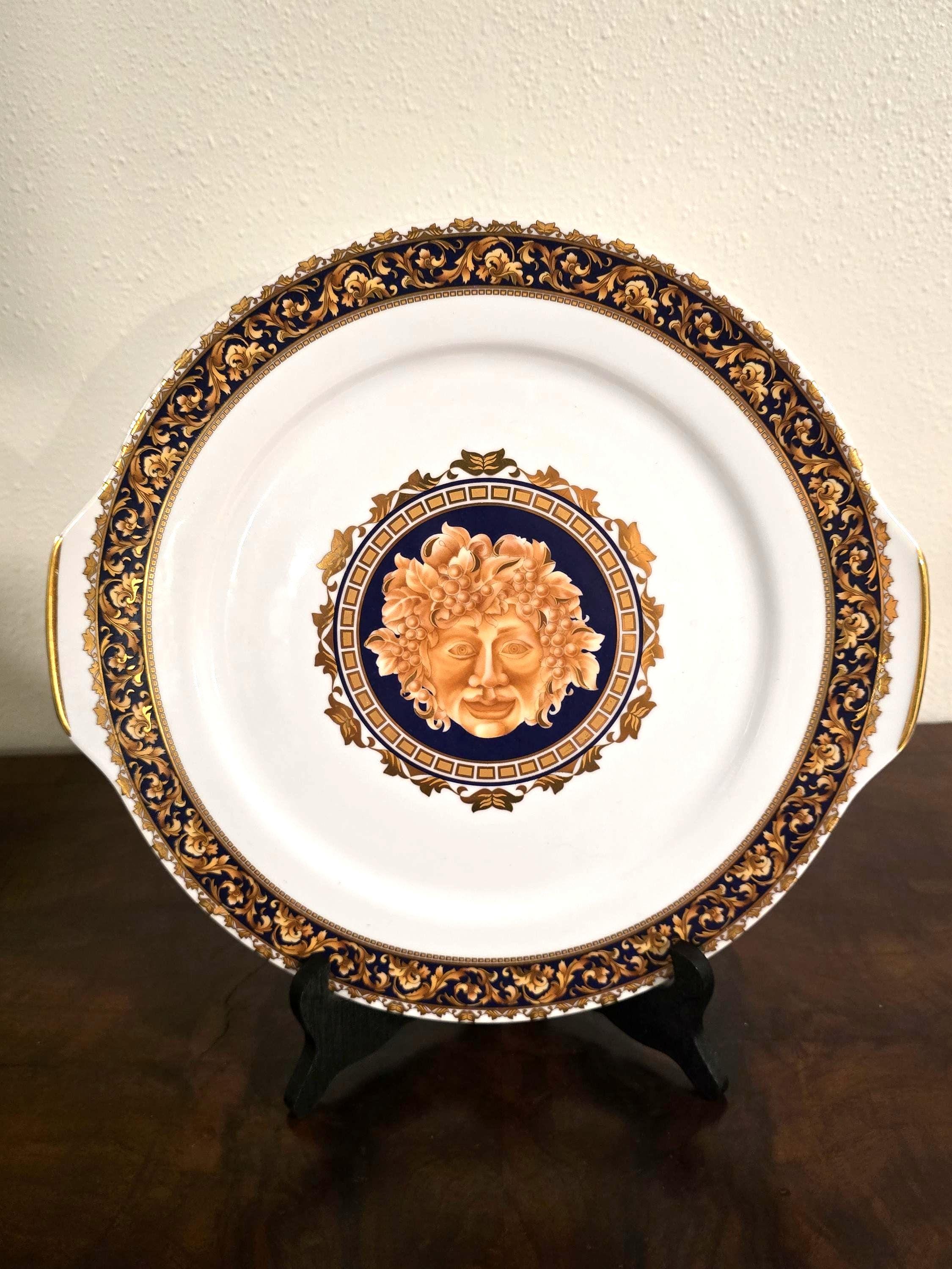 Exquisite Vintage T. Limoges Bacchus Porcelain Plate Gilded French Elegance for Collectors and Designers