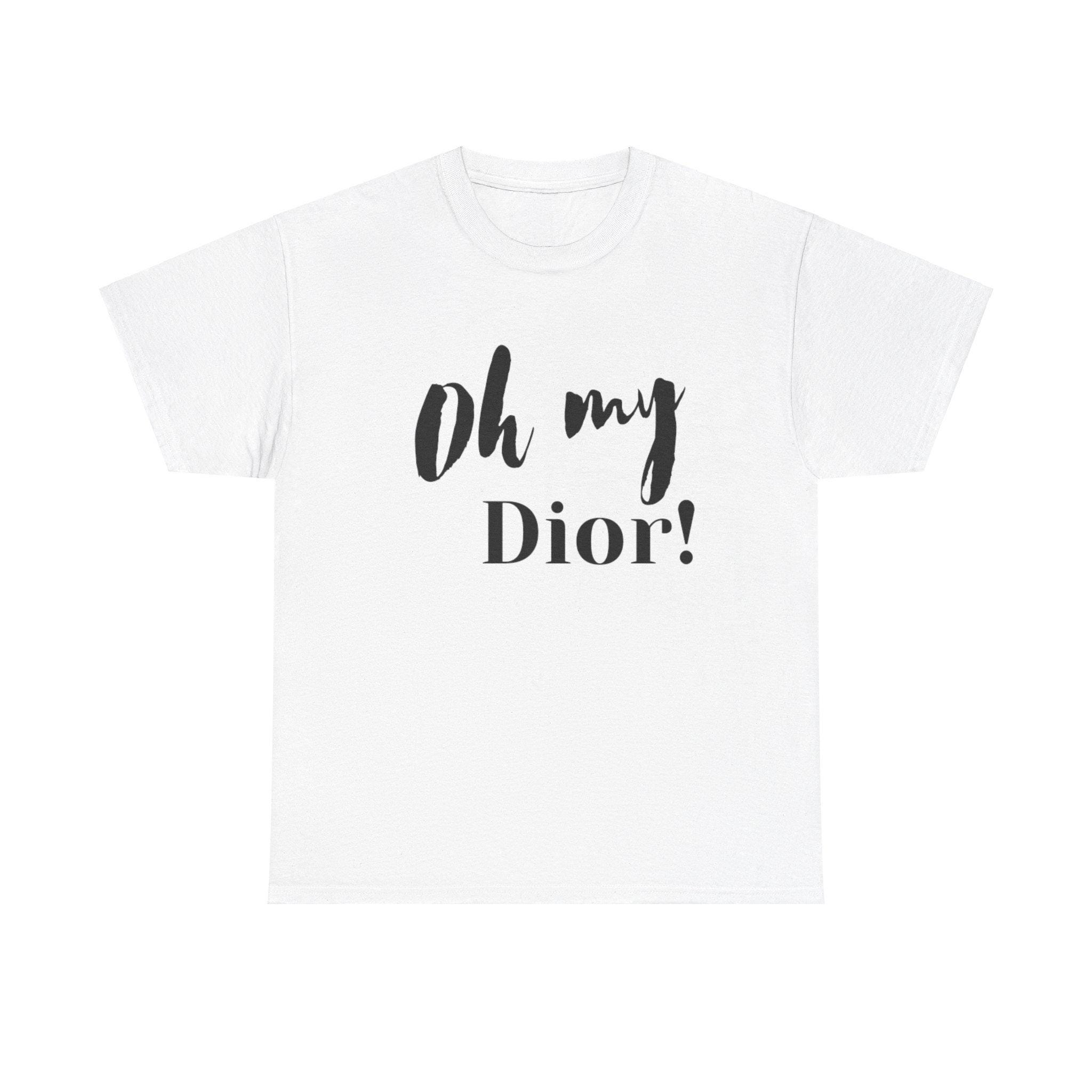 Dior t shirt etsy sales