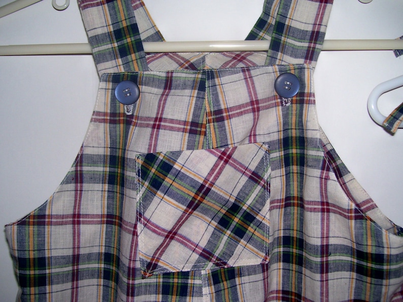 Matching Brother /& Sister Twin Madras Plaid Outfits size 1824 months free shipping
