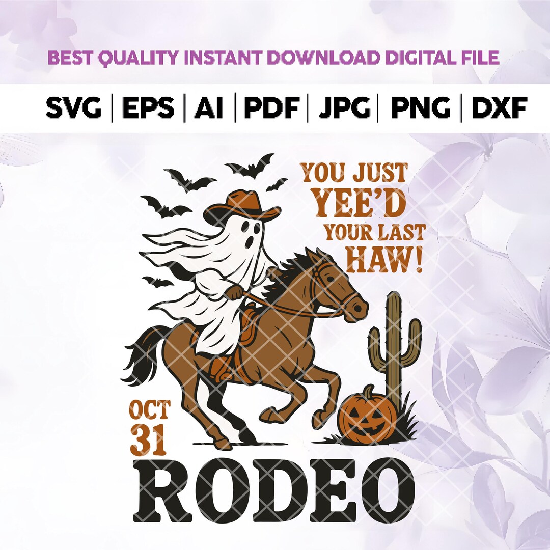 Spooky Rodeo Western Halloween Svg Png,western Svg Png,halloween Png ...