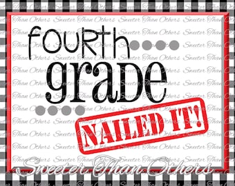 Fourth Grade Princess Svg 4th Grade Cut File Last Day Of Etsy