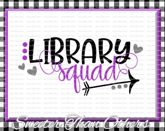Download Librarian svg | Etsy