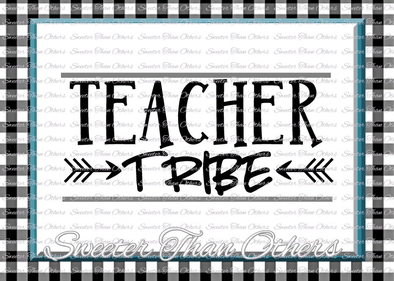 Download Teacher Svg Teacher Tribe svg Teaching my Tribe svg Dxf | Etsy
