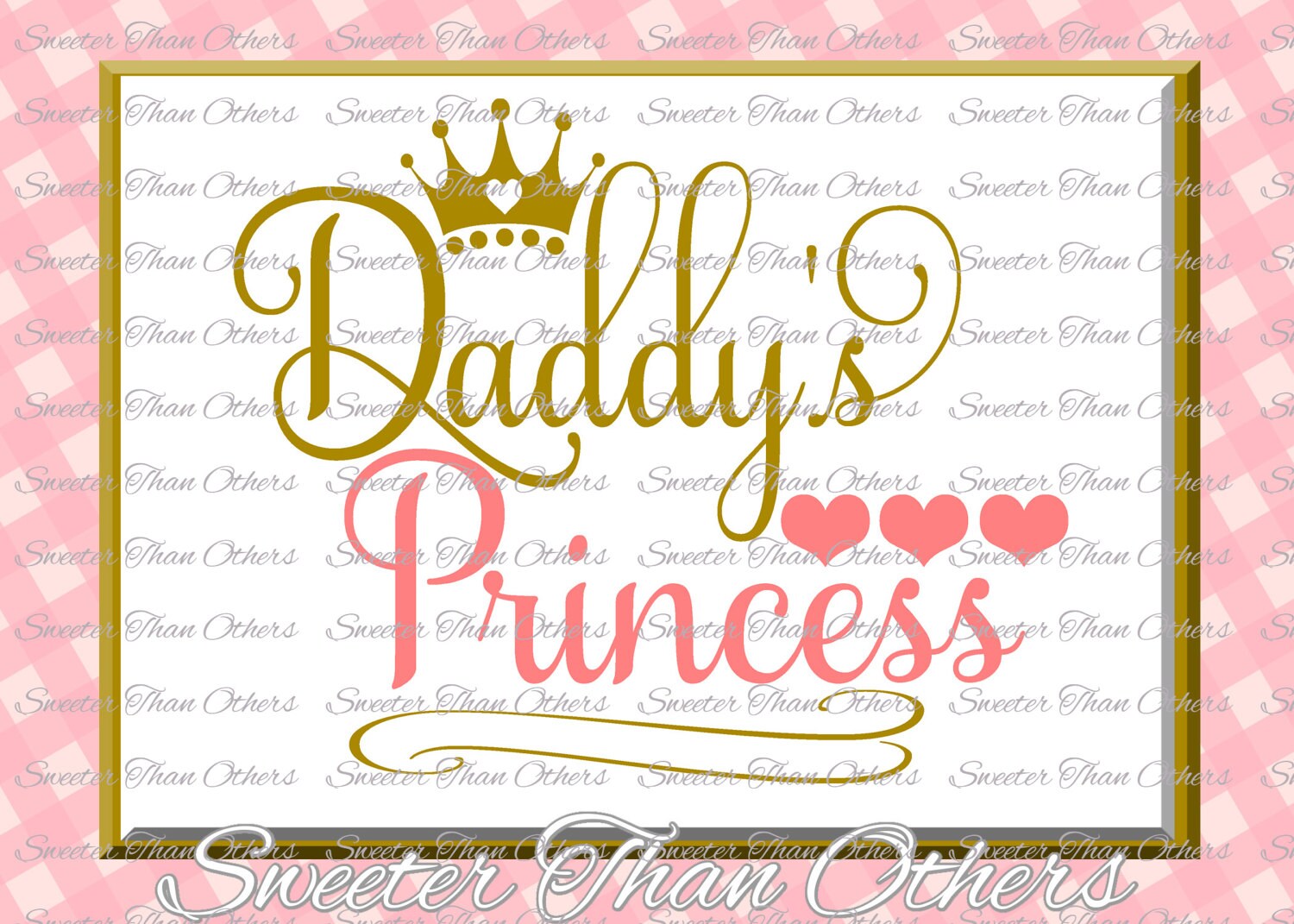 Download Daddy's Princess Svg Baby SVG baby cutting file Dxf | Etsy