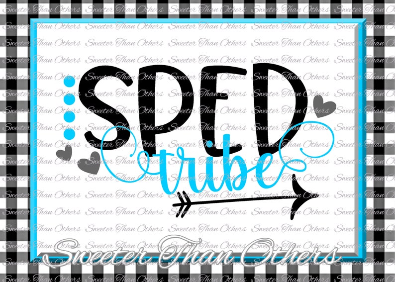 Download Teacher Svg Special Education svg SPED svg Dxf Silhouette | Etsy