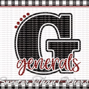 Generals Svg, Football General, Baseball General, Basketball General, Vinyl Design, General Volleyball, SVG clipart, cut Instant Download