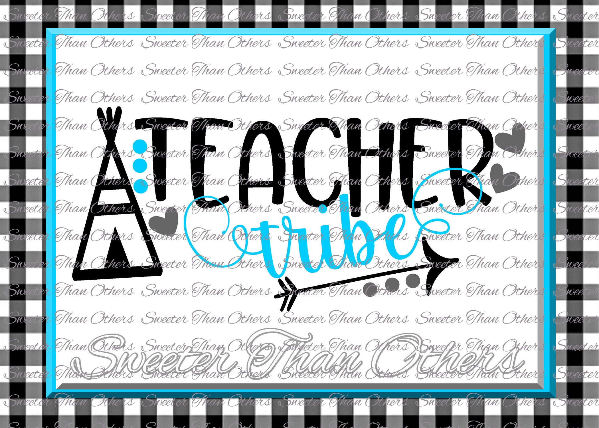 Download Teacher Svg Teacher Tribe svg Teaching my Tribe svg Dxf | Etsy