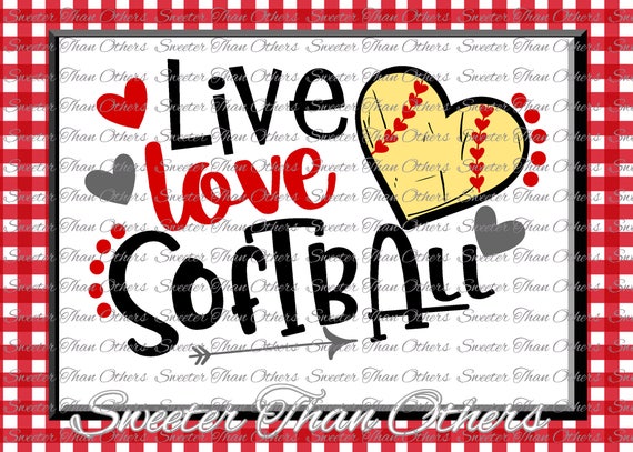 Free Free 181 Live Love Softball Svg SVG PNG EPS DXF File