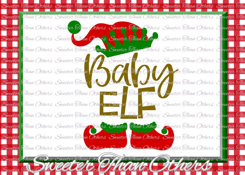 Download Baby Elf Svg Silhouette Christmas svg Dxf Silhouette ...