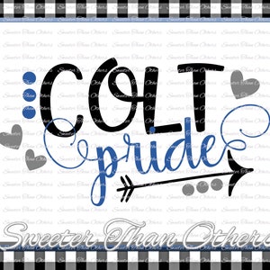 Colt Pride Svg, Football Colt, Baseball Colt, Basketball Colt, Vinyl Design SVG DXF Silhouette clipart, cut Instant Download