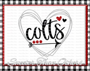 Colts Svg, Football Colt, Baseball Colt, Basketball Colt, Pride, Vinyl Design SVG DXF Silhouette clipart, cut Instant Download