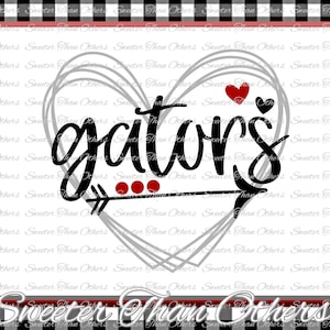 Gators Svg, Football Gator, Baseball Gator, Basketball Gator, Gator Pride, Vinyl Design SVG DXF Silhouette, clipart,, cut, Instant Download