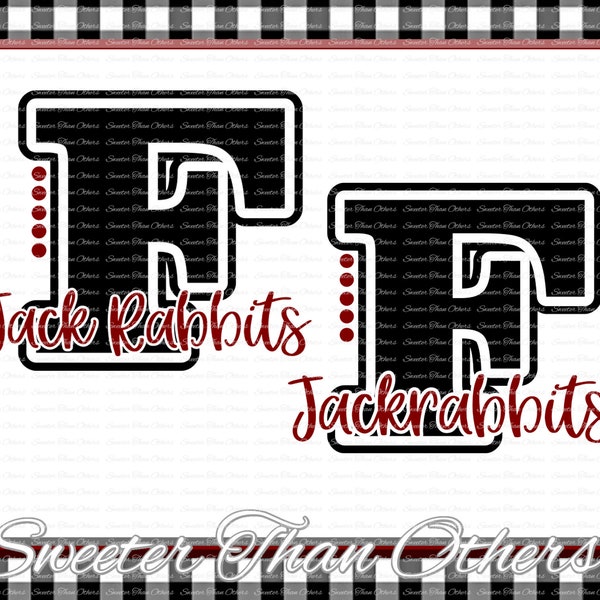 Jackrabbits Svg, Football Jack Rabbits, Baseball, Basketball, Vinyl Design, Volleyball, SVG clipart, cut Instant Download