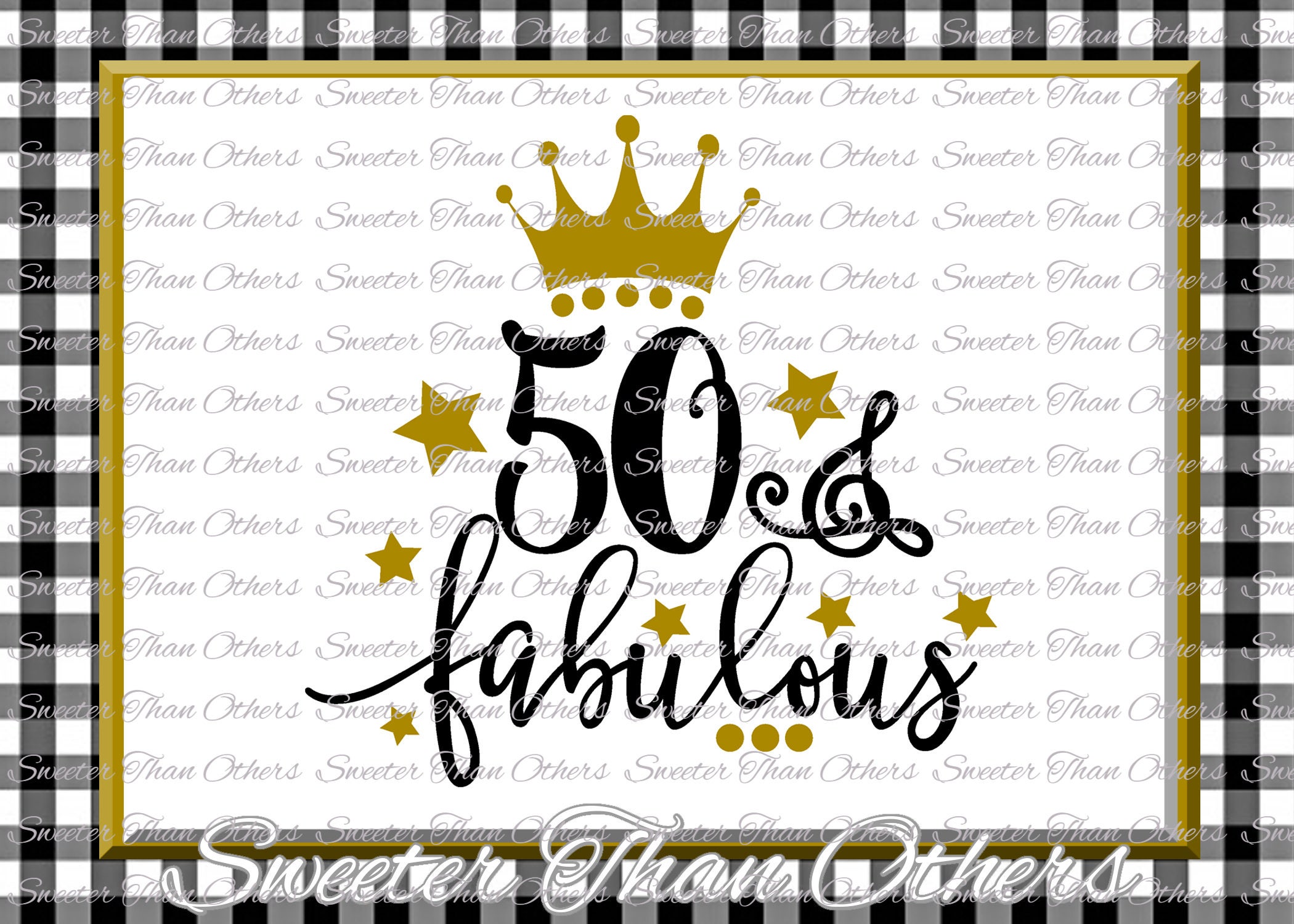 Download 50 and Fabulous Birthday SVG 50th Birthday girl Dxf | Etsy