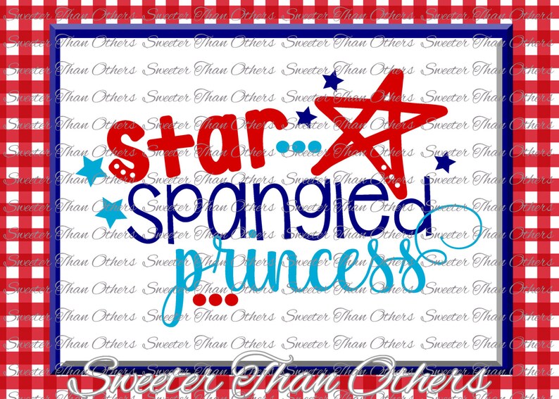 Download Star Spangled Princess Svg Little Miss 4th of July Cut ...