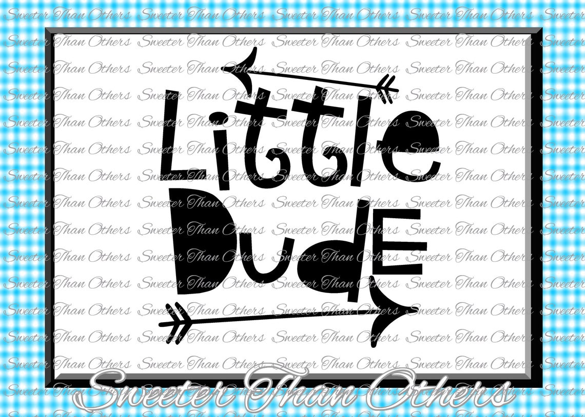 Download Little Dude SVG Brothers Svg Cousins Svg boy cut file boy | Etsy