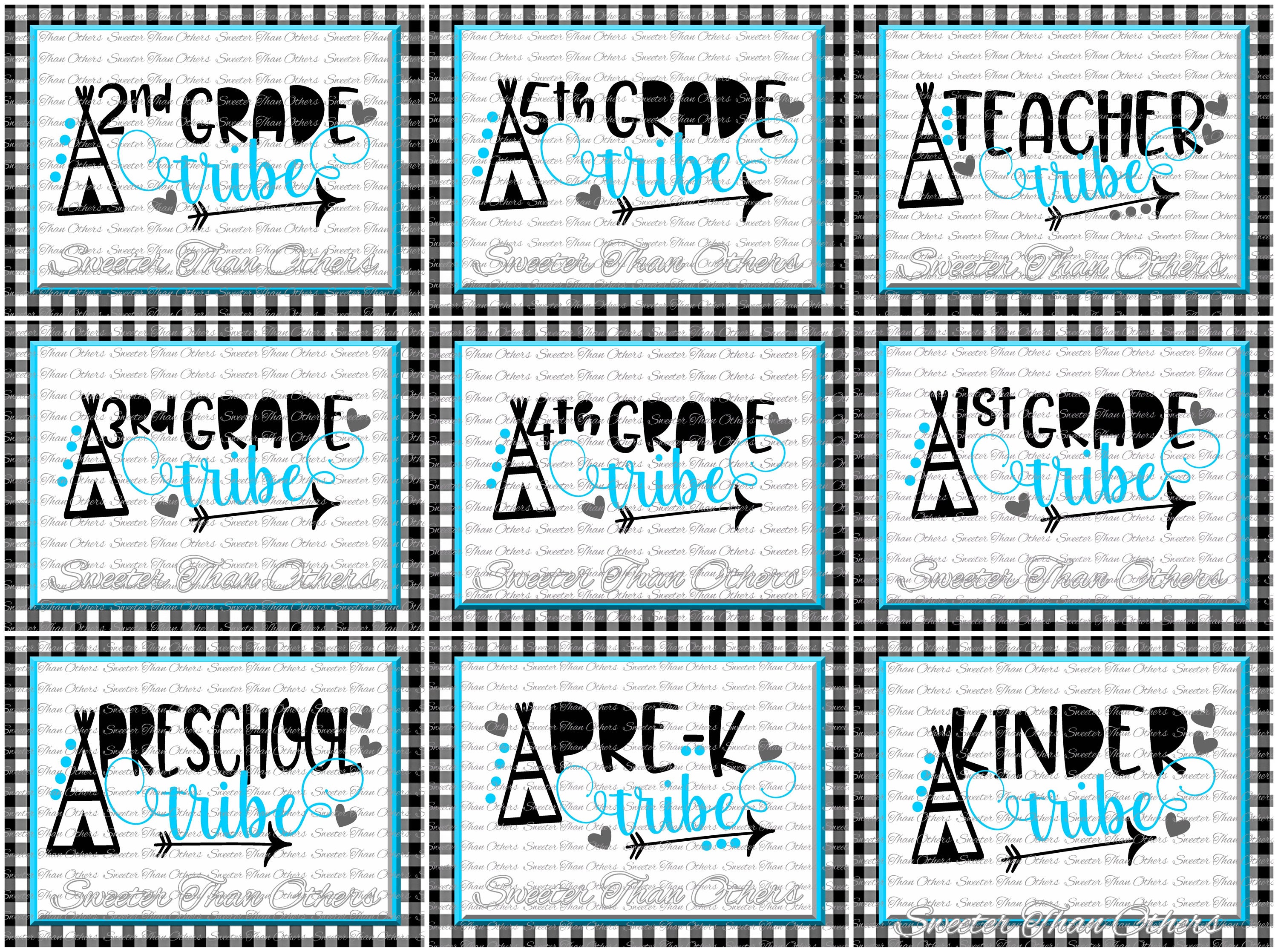 School Tribe SVG Bundle Teacher Tribe Svg, First Day of School SVG and ...