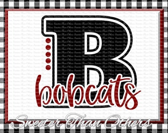 Bobcats Svg, Football Bobcat, Baseball Bobcat, Basketball Bobcat, Vinyl Design, Bobcat Volleyball, SVG, clipart, cut Instant Download