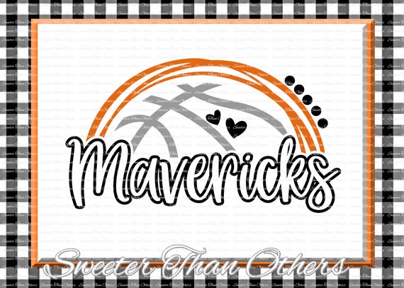 Basketball SVG Mavericks Svg Mavericks Basketball Svg | Etsy