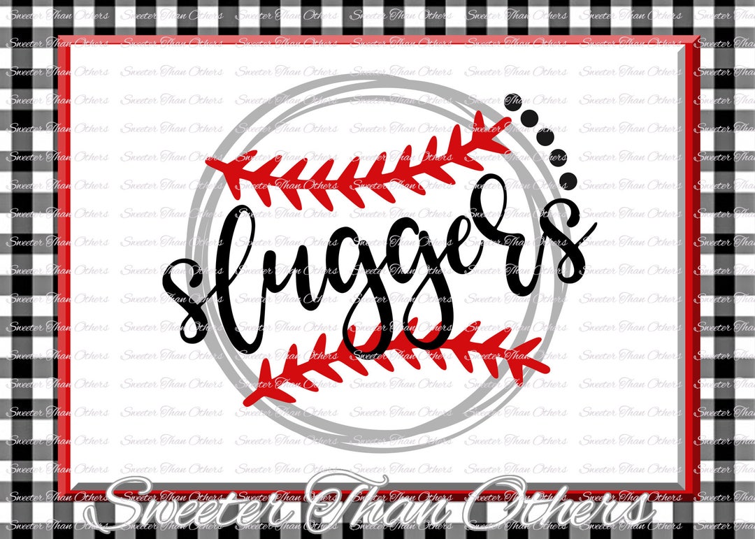 Baseball SVG, Softball Svg, Sluggers Svg, Sluggers Baseball Svg, Baseball Cut SVG and DXF
