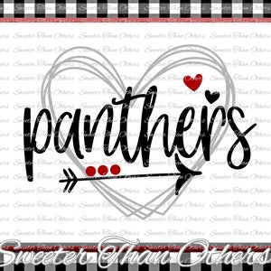 Panthers Svg, Football Panther, Baseball Panther, Basketball Panther, Pride, Vinyl Design SVG DXF Silhouette clipart, cut Instant Download